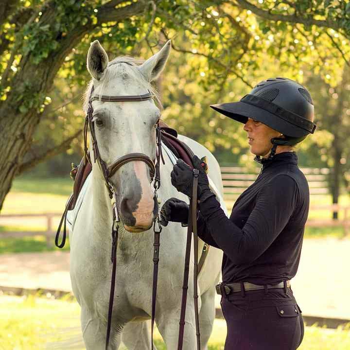 【未使用】intrepidintl サンバイザー ブラック レディース 乗馬 馬術 ライディングサンバイザー | 【HORSE LOVER kc. オンラインストア】